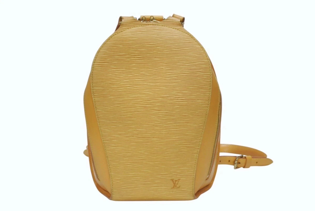 Louis Vuitton Backpack Yellow Bags & Handbags for Women for sale