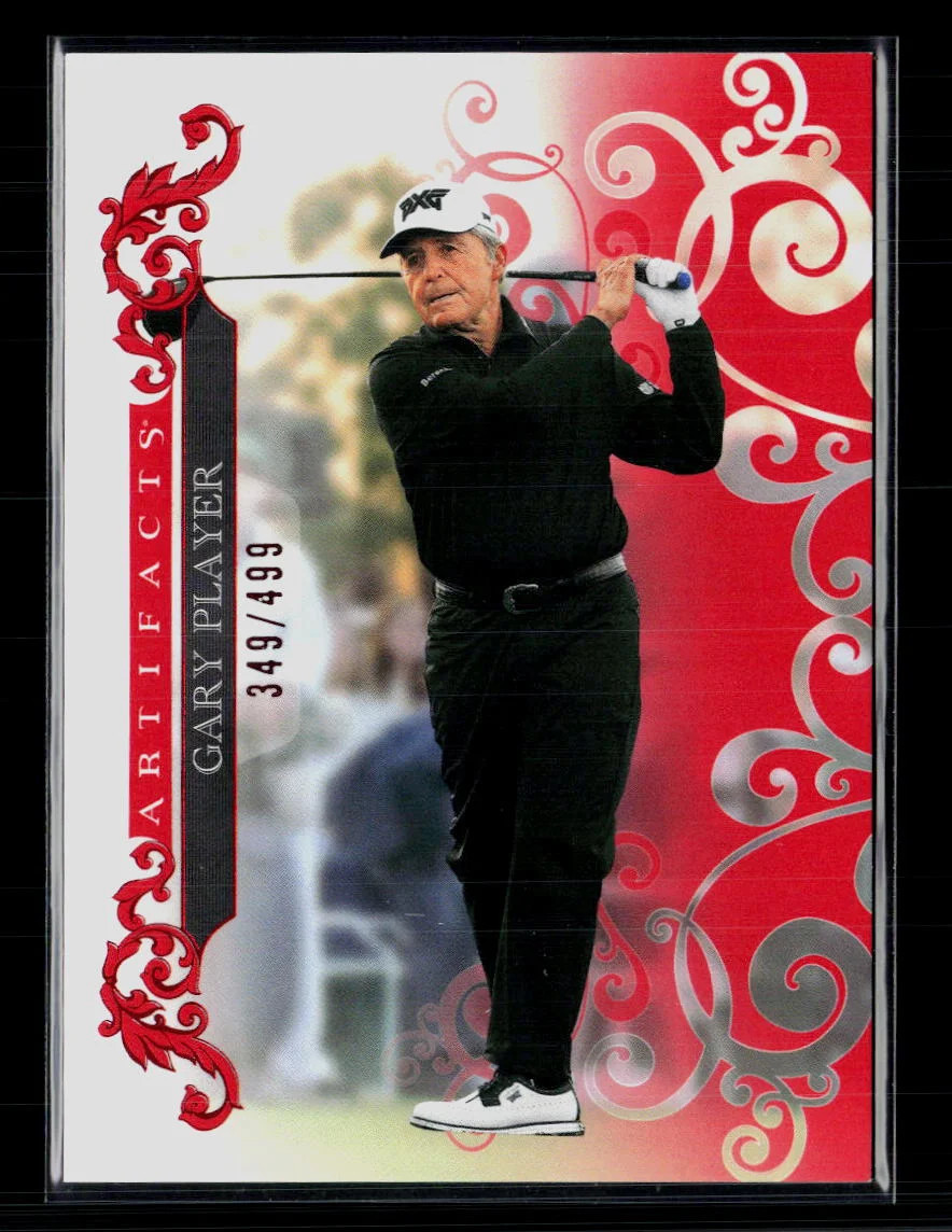 2026 Upper Deck Artifacts Golf Gary Player #18 Red 349/499