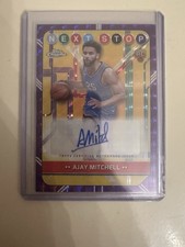 AJAY MITCHELL 2024-25 TOPPS CHROME NEXT STEP PURPLE REFRACTOR RC AUTO #NSS-AM
