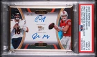 Caleb Williams Drake Maye Rookie Dual Auto Topps Qb Campaign  /10 PSA 10 Auto