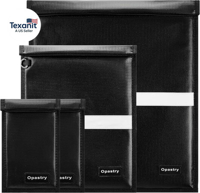 Faraday Bags for Laptops & Tablets & Phones, 4 Pack Faraday Cage, Upgraded Key F