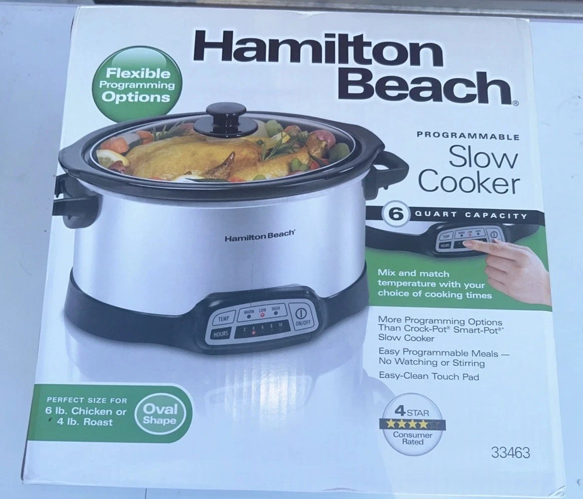 Hamilton Beach - 6-Quart Slow Cooker - Stainless