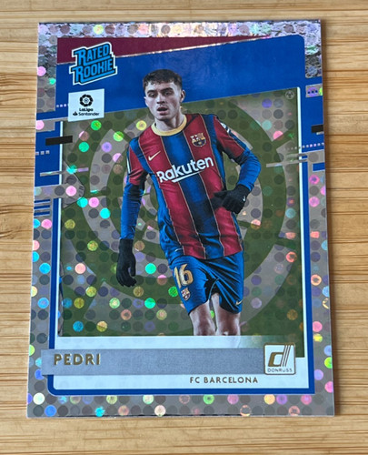 Pedri [Silver Circles] #8 2020 Panini Chronicles Donruss Rated Rookies La Liga card