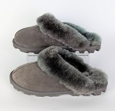  NEW Women's Shearling Clog Slipper in Gray size 10
