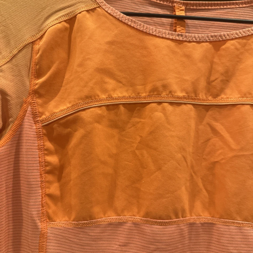 Camiseta de running naranja Lululemon para mujer talla 6 Foto 2 de 4