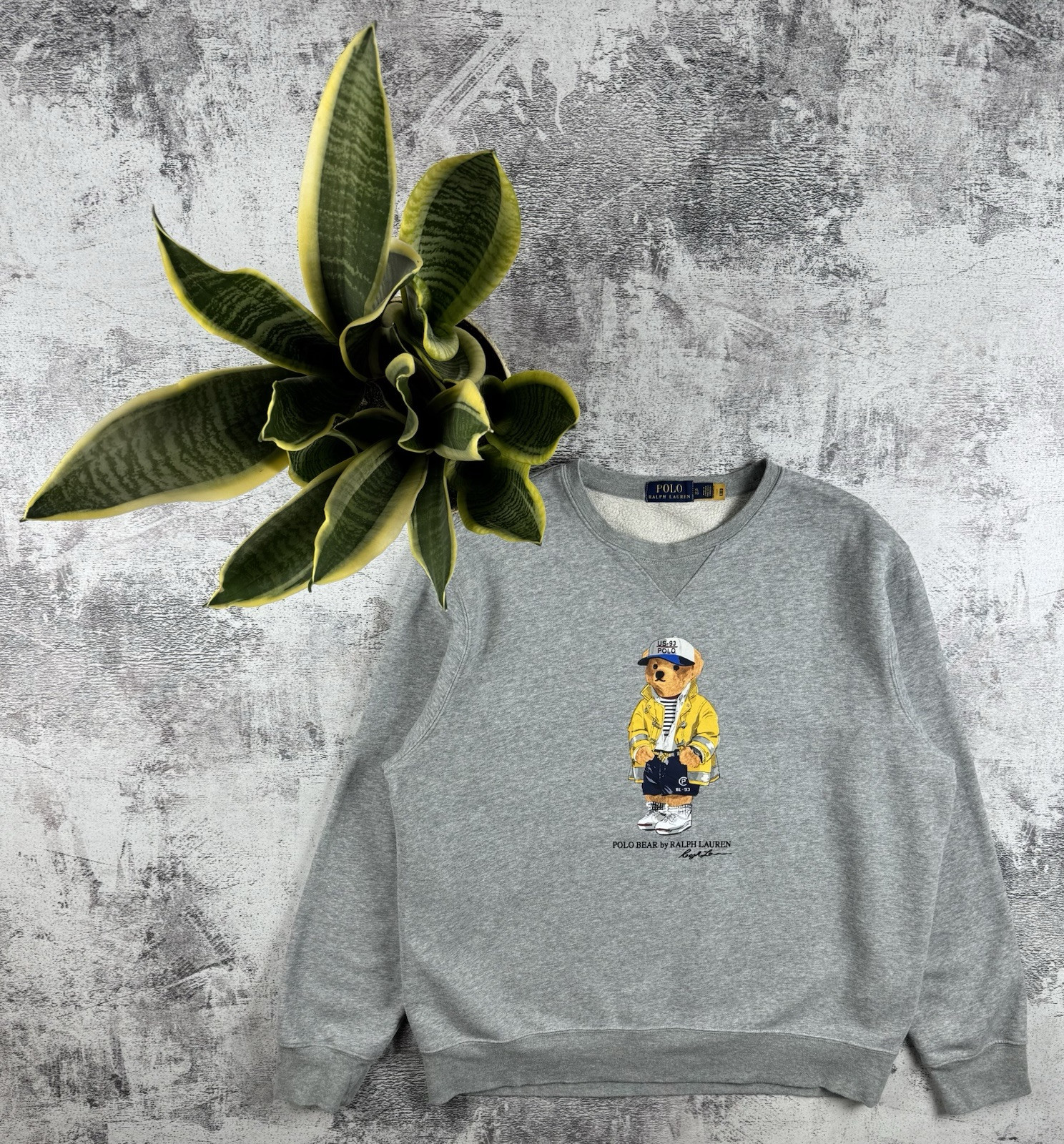 Felpa Polo Bear Ralph Lauren Luxury Big Pony USA Varsity pullover con cappuccio