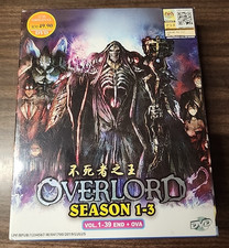 Anime DVD Overlord Season 1-3  OVA ENG VERSION All Region Factory Sealed