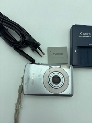 Canon IXUS 65 IS Digitalkamera 6 MP Kompaktkamera Silber Akzeptabel