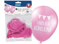 60 Luftballons Endlich Schulkind MäDchen SchuleinfüHrung Einschulung Schulanfang