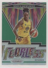 2021 Panini Prizm WNBA Fearless Green Prizm Nneka Ogwumike #1 0c2