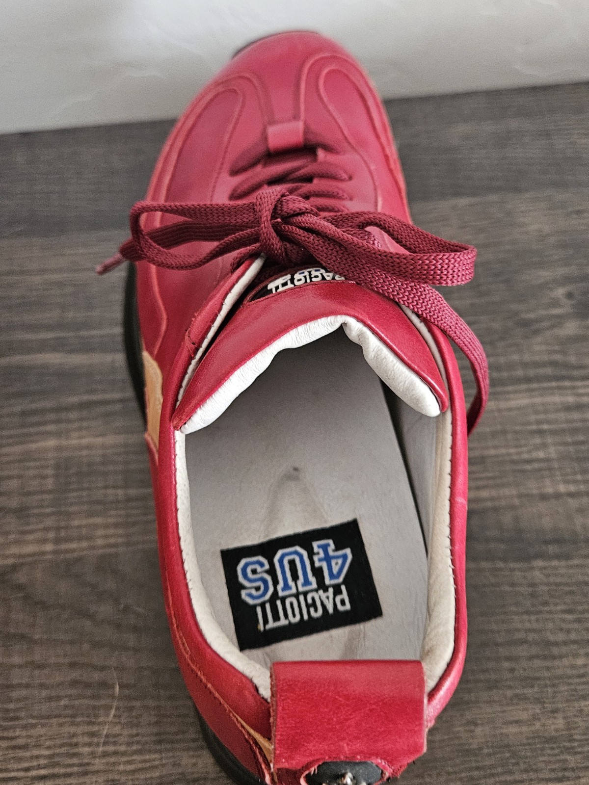 Clean Cesare Paciotti 4US Python Leather Red Lace… - image 8