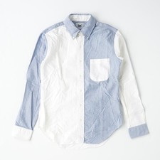 Mark Mcnairy - Oxford Cloth -White & Blue - Size Medium - Made in USA
