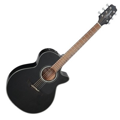 Takamine GF30CE-BLK G-Series G30 Cutaway Acoustic Electric Guitar in Black Finis