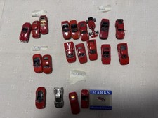 Konvolut Modellautos 1:87 – Wiking / Herpa / Rietze / Etc – rot – Sammlung