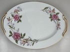 NORITAKE China 518 Norma SERVING PLATTER 11 3/4” Floral Pattern w/ Gold Trim — photo 1