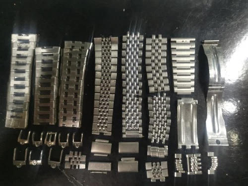 Lots Omega Vintage Watch Men Band, Brazalet Parts Bucles Links Claps.