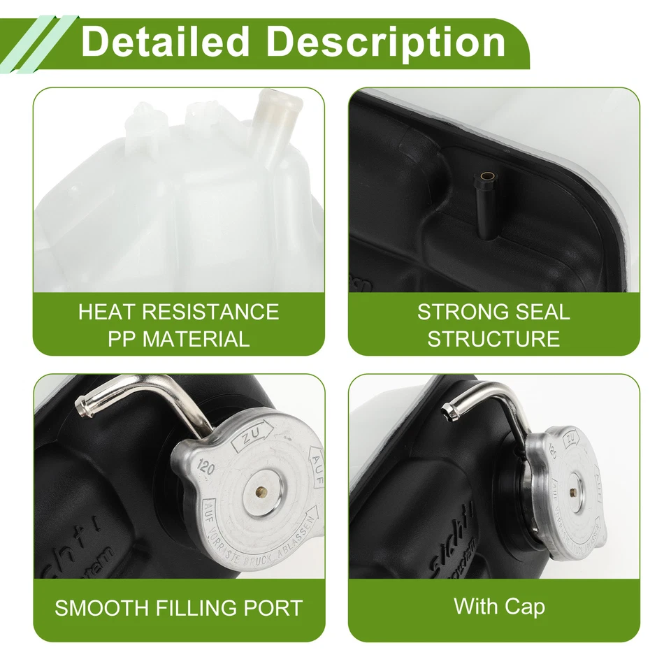 Coolant Expansion Overflow Tank No.2025000249 for Mercedes-Benz C230 1994-1998 - Image 4 of 4