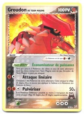 Carte Pokémon Groudon de Team Magma 9/95 EX Team Magma vs Team Aqua VF FR