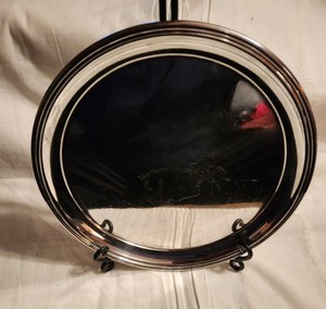 Antique Reid Newfoundland Railway Co. Silverplate Serving Tray 12"D James Deakin