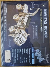 Rokr DIY Wood Crafts LS504 Navitas Rover Solar Energy Vehicle 3D Wooden Puzzles