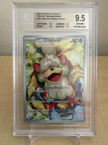 Hisuian Growlithe graded BGS 9.5 for sale on eBay