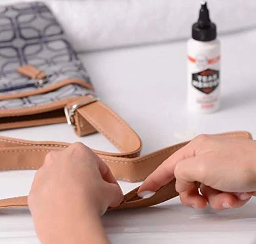 KIT DE REPARACIÓN INSTANTÁNEA Tear Mender Tela Cuero Tapicería Sofá Zapato Pegamento Adhesivo Foto 4 de 4