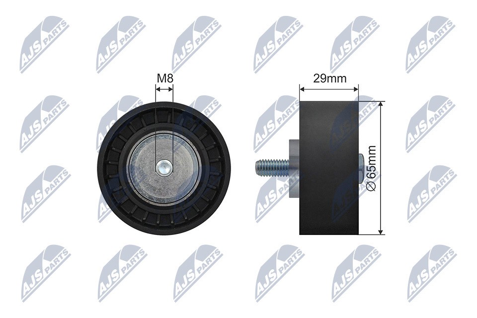 DEFLECTIONGUIDE PULLEY VRIBBED BELT RNK-AR-014 FOR ALFA ROMEO FIAT BRAVO 3.2L - Image 7