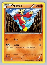 Mienfoo 56/111 XY Furious Fists Common