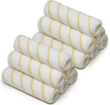 Paint Roller Covers 12-Pack 9 Inch Shedless 1/2 Inch Nap for Frame and Kit