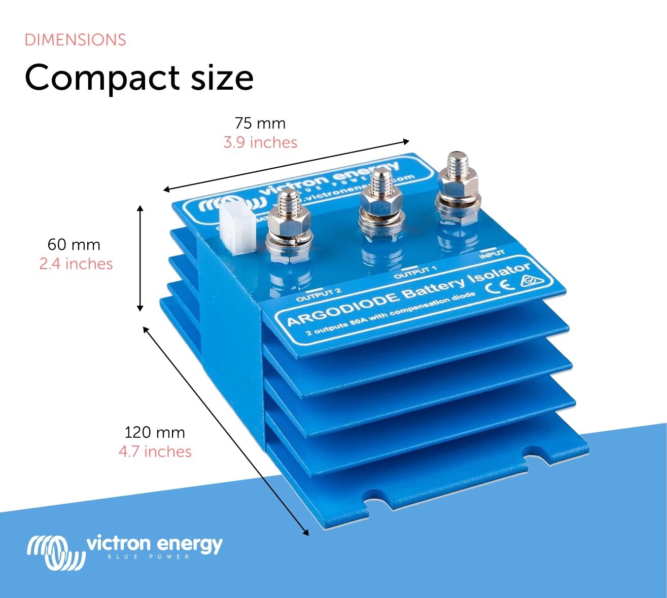 Répartiteur ArgoDiode 80-2SC charge simultanée sans perte de tension - 3