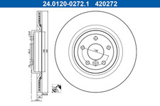 2x Bremsscheibe Hinterachse für JAGUAR XE XF II SPORTBRAKE