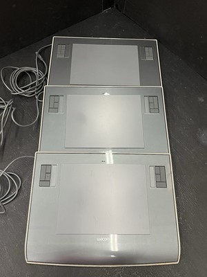 Lot of 3 Wacom PTZ-630 Intuos 3 USB 6x8 Graphics Tablet Only (No Pen or Mouse) 