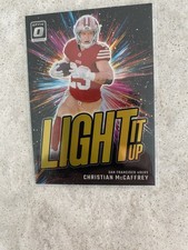 2024 Donruss Optic Gold  Christian McCaffrey 10/10  Light It Up #16