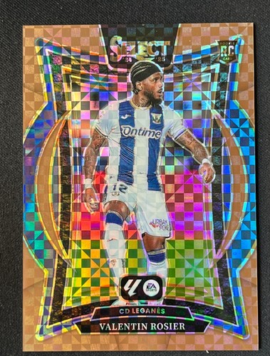 Valentin Rosier 2024-25 Panini Select La Liga Terrace Bronze Checker 36/59 RC