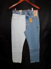Levi's 29 x 26 NWT 501 Original Cropped Blue Jeans Woman High Rise Straight NEW