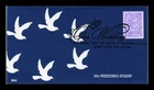 DR JIM STAMPS US COVER OUR WEDDING DOVE FIRST DAY ISSUE BGC CACHET