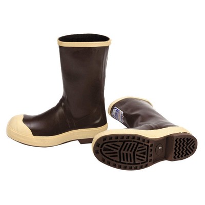 HONEYWELL SERVUS 22114/9 Rubber Boot,Men's,9,Mid-Calf,Brown,PR 2VFP7