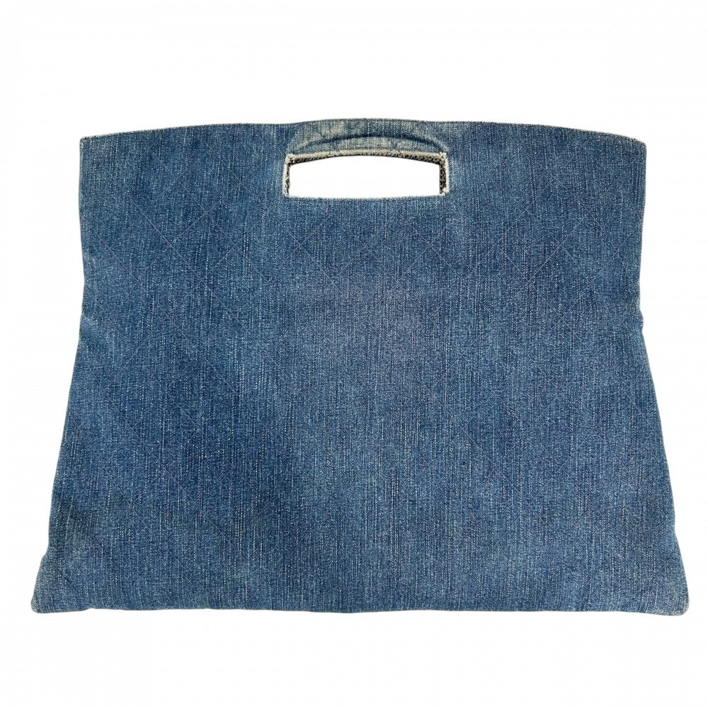 CHANEL Denim Blue Matelass Shoulder Bag for Women - Clearance Sale