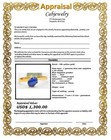 GENUINE 1.23 Cts STAR BLUE SAPPHIRE  RING 10K SOLID GOLD - Free Appraisal-NWT — photo 7