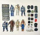 GI JOE 25th 50th Part Lot Fodder Zartan Storm Shadow Cobra! Backpacks & Stands!