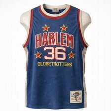 VTG Platinum Fubu Harlem Globetrotters 75th Ann. Lemon 36 Jersey XXL 2XL