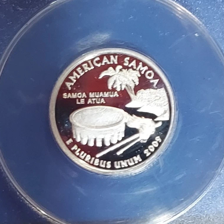 2009 S Silver 25C Territories ANACS PR70 DCAM First Day of Issue Mirror Finish - Image 3 of 4