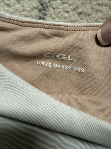 OGL MOVE Sandwashed Asymmetrical Hem New Airy Brami Tank - White XS - Picture 9 of 10