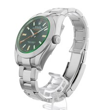 ROLEX Milgauss green glass 116400GV black Random Number second hand mens 2
