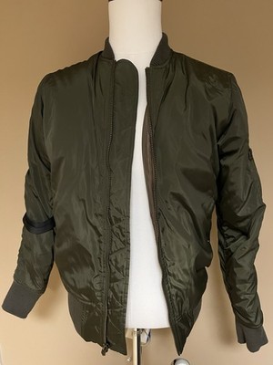 Stampd Strapped  Bomber Jacket Green Men s Size S
