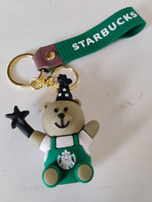 Starbucks Bearista Bear Keychain Limited Edition - Rare -
