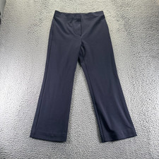 Ann Taylor Pant Womens 8 Blue Polyester Dress Straight Business Office Stretch