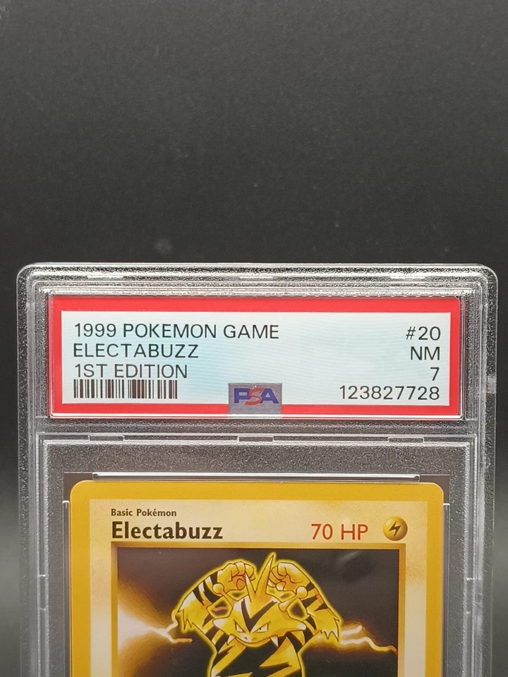 Electabuzz 020/102 Base Set (Shadowless) First Edition PSA 7 NM - Image 4 of 4