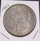 1921 Morgan Silver Dollar • 90% Silver • Circulated • Nice Detail