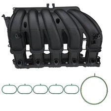 MITZONE Engine Intake Manifold with Gasket Compatible with 2006-2014 Volkswag...